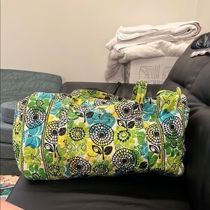 Floral Patterned Duffel Bag